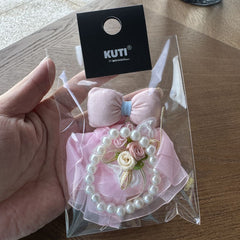 Labubu 17cm Doll Clothes & Pendant Keychain – Air Cotton Shorts