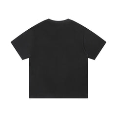 Foam Fun Letter Print T-Shirt – Unisex Loose Fit