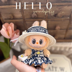 Labubu Doll Clothes – Mario Mushroom Princess Outfit