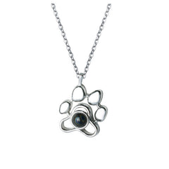 Stainless steel necklace keychain