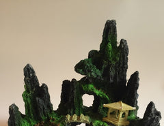 Simulation resin rockery