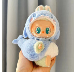 Labubu Party Series Doll Clothes with PVC Pendant