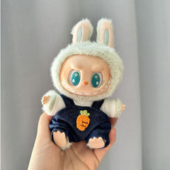 Labubu Party Series Doll Clothes with PVC Pendant