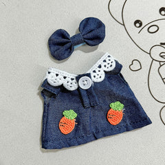 Labubu Party Series Doll Clothes with PVC Pendant