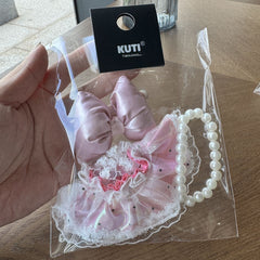 Labubu 17cm Doll Clothes & Pendant Keychain – Air Cotton Shorts