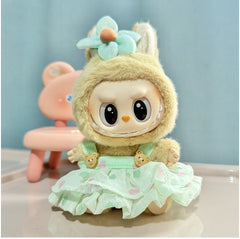 Labubu Party Series Doll Clothes with PVC Pendant