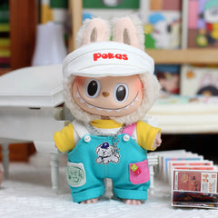 Labubu T-Shirt & Ripped Jeans Outfit – Heartfelt Macaron Style