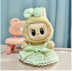 Labubu Party Series Doll Clothes with PVC Pendant