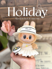 Labubu Doll Clothes – Mario Mushroom Princess Outfit