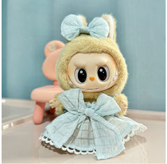 Labubu Party Series Doll Clothes with PVC Pendant