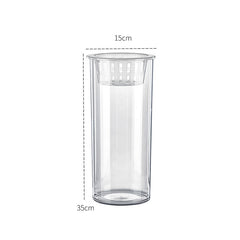 Living Room Micro Landscape Desktop Ecological Pot Transparent Plastic Creative Decoration Fish Tank