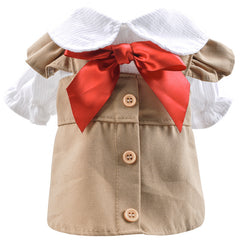 Pet Clothes Khaki Trench Coat Couple Clothes