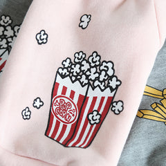 Popcorn chips Pet Dog Cat Clothes Winter Warm Dog Hoodies Jacket Coats Clothes For Dogs Cat Pet Clothing Small Large