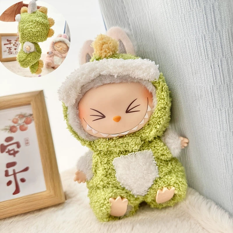 Labubu Party Series Doll Clothes with PVC Pendant