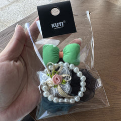 Labubu 17cm Doll Clothes & Pendant Keychain – Air Cotton Shorts