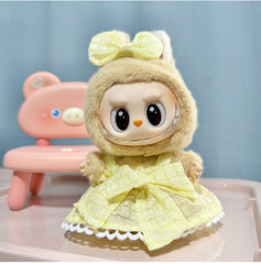 Labubu Party Series Doll Clothes with PVC Pendant