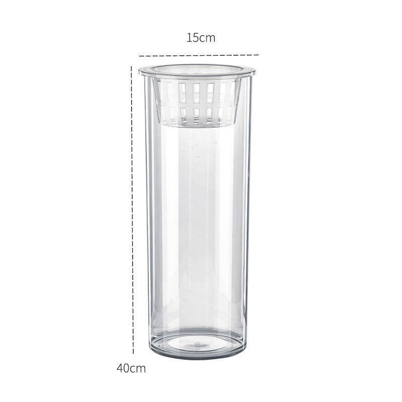 Living Room Micro Landscape Desktop Ecological Pot Transparent Plastic Creative Decoration Fish Tank