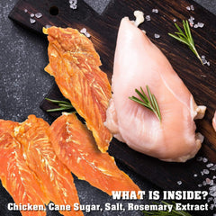 Chicken Jerky Dog Treats 1.5 Lb Human Grade Pet Snacks Grain Free Organic Meat All Natural High Protein Dried Strips Best Chews For Training Small & Large Dogs