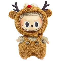 17Cm Mini Plush Doll'S Clothes Outfit Accessories Cos Anime Plush Cartoon Decor for Labubu Shark Onesie Clothing DIY Girl Gifts