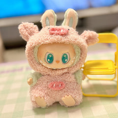 Labubu Party Series Doll Clothes with PVC Pendant