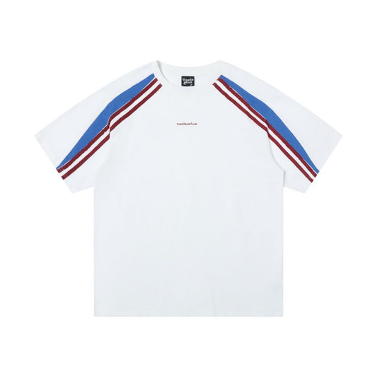 Foam Fun Letter Print T-Shirt – Unisex Loose Fit