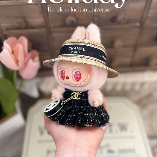 Labubu Doll Clothes – Mario Mushroom Princess Outfit