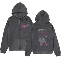 High Heel Graphic Hoodie – Simple & Stylish Zip-Up Jacket