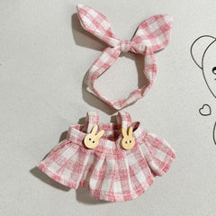 Labubu Party Series Doll Clothes with PVC Pendant