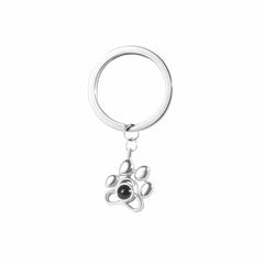 Stainless steel necklace keychain