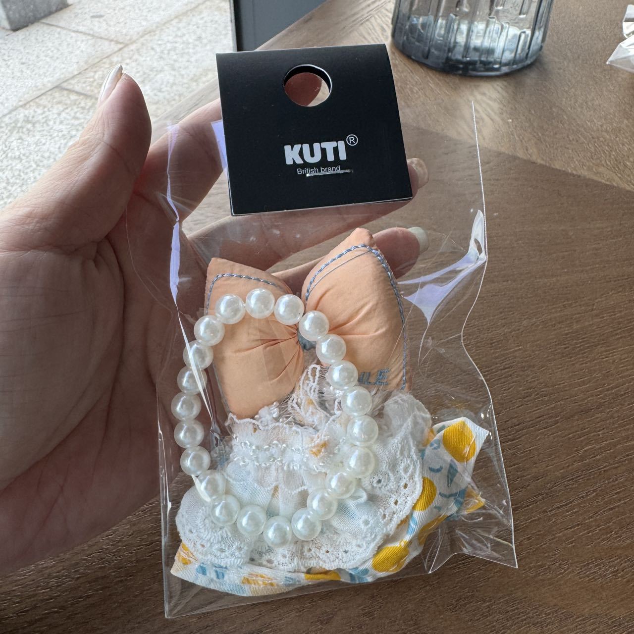 Labubu 17cm Doll Clothes & Pendant Keychain – Air Cotton Shorts