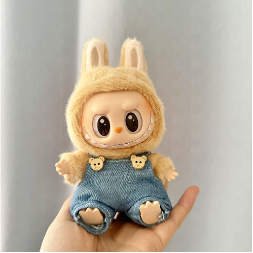 Labubu Party Series Doll Clothes with PVC Pendant