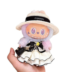 Labubu Doll Clothes – Mario Mushroom Princess Outfit