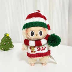 Labubu Party Series Doll Clothes with PVC Pendant