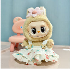 Labubu Party Series Doll Clothes with PVC Pendant