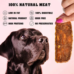Chicken Jerky Dog Treats 1.5 Lb Human Grade Pet Snacks Grain Free Organic Meat All Natural High Protein Dried Strips Best Chews For Training Small & Large Dogs