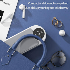 Portable Ultrasonic Jewelry Cleaner – 450ml Compact Household Cleaning Machine for Rings, Glasses & Makeup Brushes