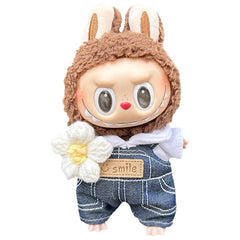 17Cm Mini Plush Doll'S Clothes Outfit Accessories Cos Anime Plush Cartoon Decor for Labubu Shark Onesie Clothing DIY Girl Gifts